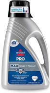 🧼 bissell 78h63 deep clean pro 4x concentrated carpet shampoo, 48 ounces - silver: enhanced cleaning power logo