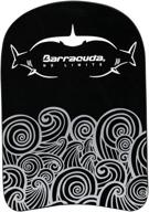 barracuda swimming kickboard compact silver logo