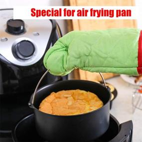 img 1 attached to 🍰 Cake Cans and Pizza Pan, Set of 2 - Steel Round Air Fryer Accessories Baking Cake Barrel for Gourmia, Cosori, Phillips, Gowise - Ideal for Home, Kitchen, and Restaurant Use