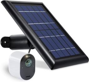 img 4 attached to Солнечная панель Wasserstein 13 1 футов совместима с камерами и фото- и видеонаблюдением.
