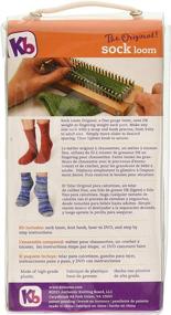 img 1 attached to 🧶 Enhance Your Knitting Skills with the KB Sock Loom! Adjustable Wood Knitting Board Kit w/DVD