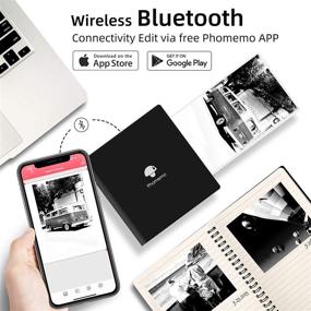 img 3 attached to Беспроводная портативная термальная принтер Phomemo с Bluetooth