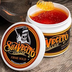 img 2 attached to 🌟 Suavecito Pomade Firme (Strong) Hold 4 oz, 1 Pack - Long-lasting Hair Pomade For Men - Glossy Water-Based Wax Gel - Flake-Free & Washes Out Easy - Ideal for All Hair Styles