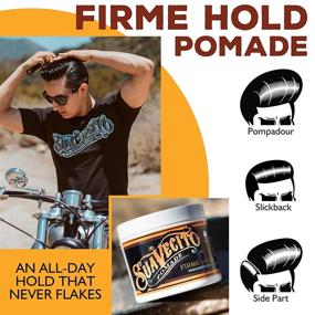 img 1 attached to 🌟 Suavecito Pomade Firme (Strong) Hold 4 oz, 1 Pack - Long-lasting Hair Pomade For Men - Glossy Water-Based Wax Gel - Flake-Free & Washes Out Easy - Ideal for All Hair Styles