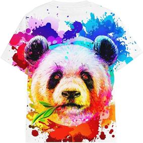 img 3 attached to 👕 EOWJEED Kids 3D Graphic Printed T-Shirts: Boys and Girls Tees, Ages 6-16 Years