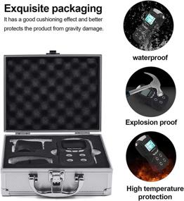 img 1 attached to 🔍 Optimal Performance Gas Clip: HZXVOGEN Portable Gas Detector 4-Gas Monitor Analyzer with Rechargeable LCD Display and Sound/Light Alarms for Enhanced Air Quality Testing