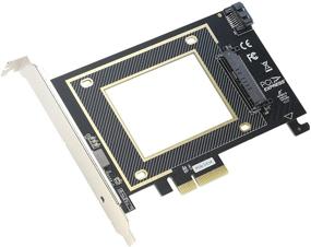 img 4 attached to Адаптер RIITOP U.2 к PCIe - PCIe 3.0 x4 к U.2 (SFF-8639) SSD или SATA3 (6G) к 2.5" SATA SSD Карта расширения