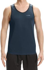 img 4 attached to Capol Sleeveless Training Bodybuilding DeepGrey Men's Clothing for Active