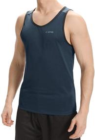 img 3 attached to Capol Sleeveless Training Bodybuilding DeepGrey Men's Clothing for Active