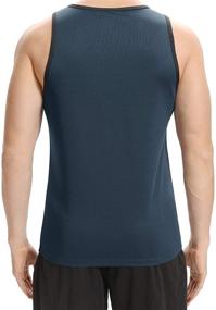 img 2 attached to Capol Sleeveless Training Bodybuilding DeepGrey Men's Clothing for Active