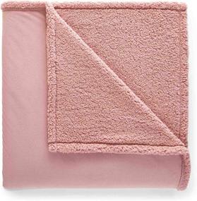 img 1 attached to Thermee Micro Flannel Sherpa Blanket Bedding for Blankets & Throws