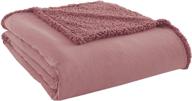 thermee micro flannel sherpa blanket bedding for blankets & throws logo