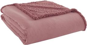 img 2 attached to Thermee Micro Flannel Sherpa Blanket Bedding for Blankets & Throws