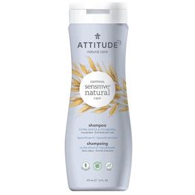 img 3 attached to 🌾 ATTITUDE Unscented Volumizing Shampoo for Sensitive Skin - EWG Verified, Plant-Based & Mineral Ingredients, Enriched with Oatmeal - 16 Fl Oz