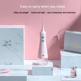 img 3 attached to 🚿 Dione Water Flosser Pro: Cordless Dental Oral Irrigator - Waterproof, 3 Modes, Cleanable 230 ML Water Tank - Portable & Rechargeable for Effective Teeth Care