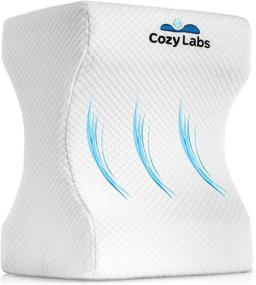 img 4 attached to 🌙 Cozy Labs Orthopedic Knee Pillow for Side Sleepers - Relief from Sciatica, Back, Leg, Hip, and Joint Pain - Enhanced Sleep Quality and Posture - Aid for Surgery Recovery - Memory Foam Contour Wedge