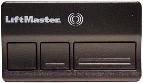 img 1 attached to LiftMaster 373LM Garage Door Remote Control: Full Size, Sleek Black Design