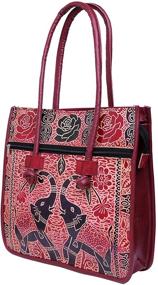 img 1 attached to 👜 Восхитительные сумки и кошельки Lonika Handmade из винтажной кожи: вечное модное выражение