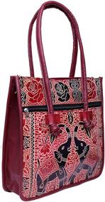 img 4 attached to 👜 Восхитительные сумки и кошельки Lonika Handmade из винтажной кожи: вечное модное выражение