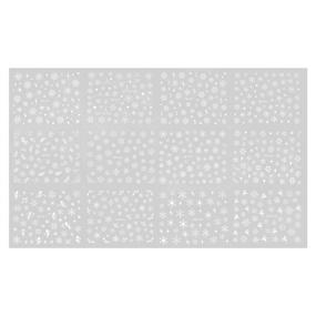 img 4 attached to Lurrose Snowflake Adhesive Stickers Decorative