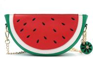 🍉 watermelon crossbody shoulder wallet: stylish handbag and wallet for women logo