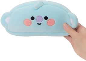 img 3 attached to BT21 Baby Series KOYA Soft Plush Stuffed Animal Pencil Case Pouch in Cute Blue Color
