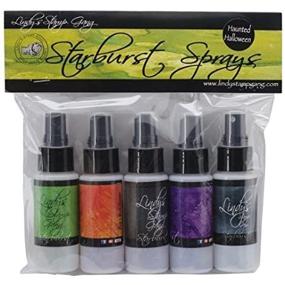 img 1 attached to 🎃 Lindy's Stamp Gang Starburst Spray Set: Hauntingly Vibrant Halloween Colors, 2oz Bottles, Pack of 5