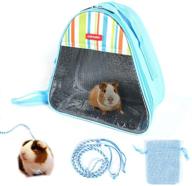 🐹 vlike small animal outdoor travel bag - hamster guinea pig carrier accessories for hedgehog, squirrel, chinchilla, sugar glider - portable breathable outgoing bag with zipper logo