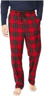 👖 nautica fleece sleep pants: comfortable large men's clothing for superior sleep & lounge experience logo