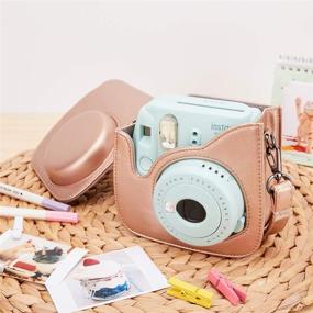 img 3 attached to 📸 Alohallo 15 in 1 Mini 9 Camera Accessories Set for Fujifilm Instax Mini 9/ Mini 8/ Mini 8+ Camera - Gold: Complete your Instax Experience with this Versatile Set!