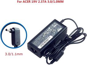 img 2 attached to High Quality SANISI 19V 2.37A 45W AC Adapter for Acer Aspire One Cloudbook AO1-131/431 & Chromebook 11/13/ R 11- Efficient Power Supply