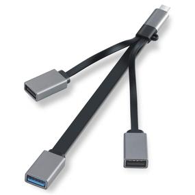 img 4 attached to 🔌 Premium Aluminum USB C Hub Adapter with USB 2.0 & USB 3.0 Ports for MacBook Pro, XPS, Surface Pro 7, Samsung and More