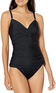 👙 stylish and versatile: calvin klein adjustable women's tankini swimsuit in swimsuits & cover ups logo