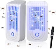 🦟 boyon bug zapper: 2-pack indoor mosquito and fruit fly traps with led light for home and office (white) logo