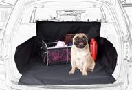 ultimate suv cargo liner for dogs: waterproof pet cargo cover & seat mat - oxford dog cargo cover! logo