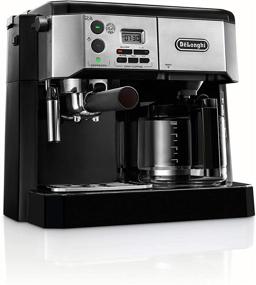 img 3 attached to De'Longhi BCO430BM All-in-One Combination Coffee Maker & Espresso Machine with Advanced Milk Frother for Cappuccino, Latte & Macchiato – Includes 10-Cup Glass Coffee Pot