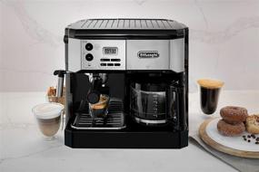 img 1 attached to De'Longhi BCO430BM Кофемашина "Все в одном" с дополнительным молочным взбивателем для капуччино, латте и макиато - включает стеклянный кофейник на 10 чашек.