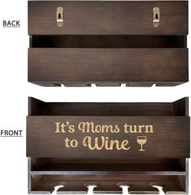img 1 attached to 🍷 Unique and Funny Mom Gifts: GIFTAGIRL's It's Mom's Turn to Wine
