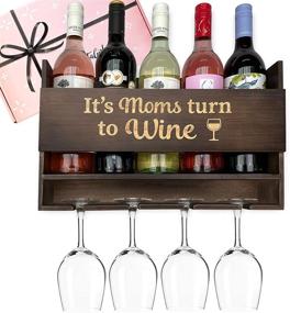 img 4 attached to 🍷 Unique and Funny Mom Gifts: GIFTAGIRL's It's Mom's Turn to Wine