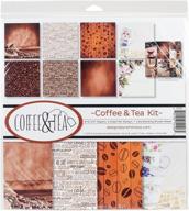 📸 cof-200 reminisce coffee & tea scrapbook collection kit: enhance your memories logo