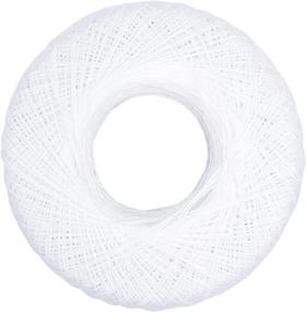 img 1 attached to Coats Crochet Fine Crochet Thread, 20, White: Superior Craftsmanship for Delicate Creations