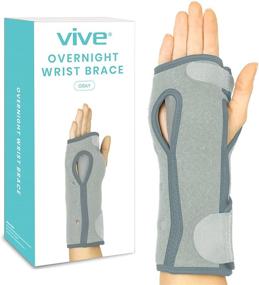img 4 attached to 🖐️ Vive Compression Night Wrist Brace