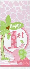 img 2 attached to 🎉 Pink Safari First Birthday Cellophane Bags: 20ct Delight for Your Little One's Special Day!