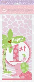 img 1 attached to 🎉 Pink Safari First Birthday Cellophane Bags: 20ct Delight for Your Little One's Special Day!