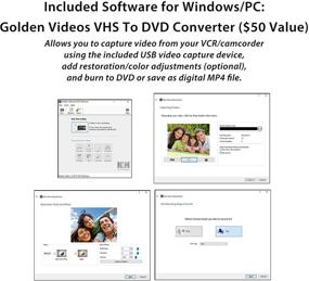 img 1 attached to 📼 Конвертируйте видеокассеты VHS в DVD легко с помощью набора ClearClick VHS to DVD для ПК и Mac - устройство USB, программное обеспечение, инструкции и техническая поддержка - Захват видео с видеомагнитофона, VHS, Hi8, видеокамер, игровых систем