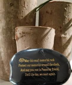 img 2 attached to 💝 Engraved Memorial Stone: A Thoughtful Memorial Gift to Cherish Forever
