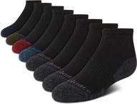 🧦 performance cushioned quarter socks (8 pack) for new balance boys logo
