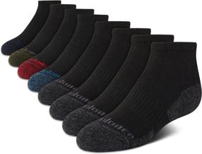 img 4 attached to 🧦 Performance Cushioned Quarter Socks (8 Pack) for New Balance Boys