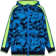 ❄️ snow dreams lightweight resistant windbreaker: trendy boys' clothing for all-season protection logo