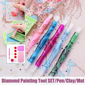 img 3 attached to Diamond Painting Handmade Picking Pieces Painting, Drawing & Art Supplies